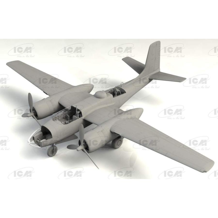 ICM 1/48 第二次世界大戦 アメリカ軍 A-26C-15 インベーダー プラモデル 48283