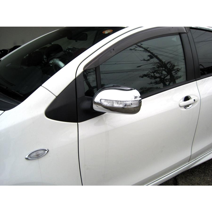 BRIGHTZ カローラフィールダー 141 142 144 LEDメッキドアミラーカバー LED黄&青 【 MIR-SID-157 】 NZE141