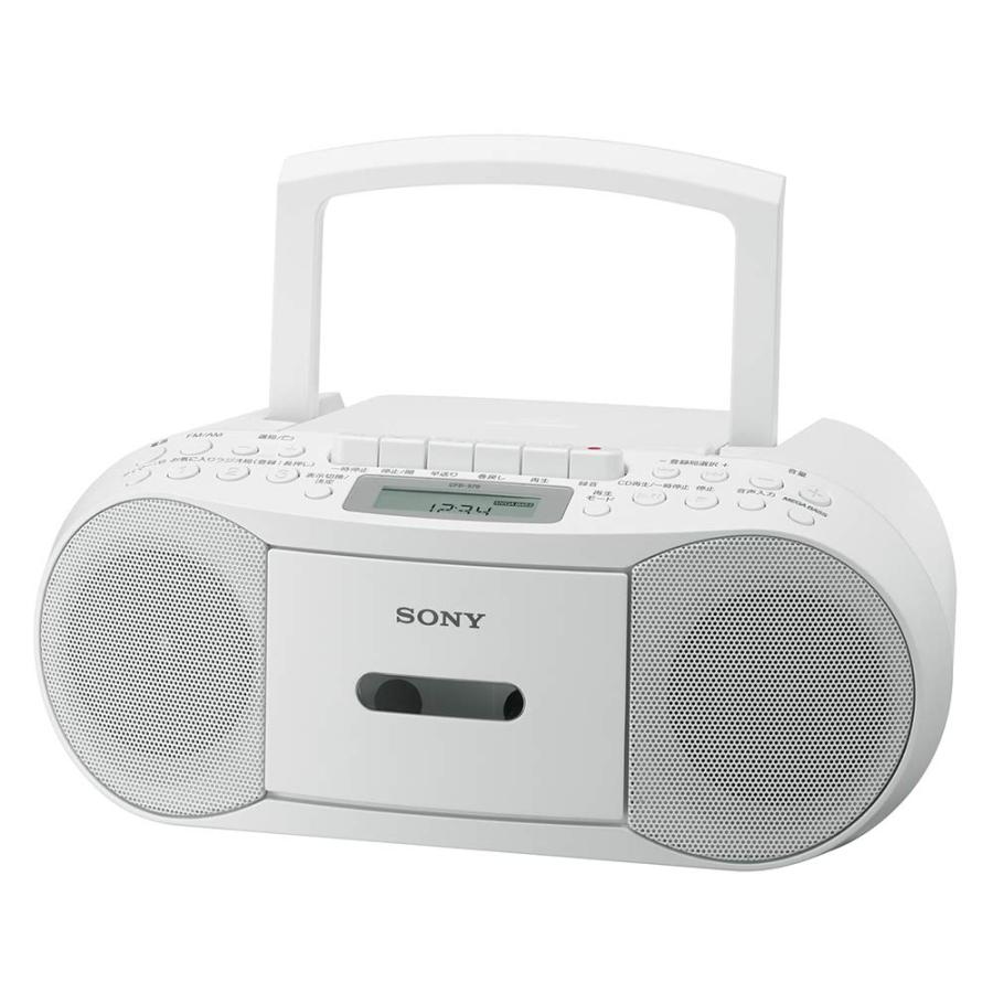 ソニー AUX CDラジカセ レコーダー CFD-S70 : FM/AM/ワイドFM対応 録音