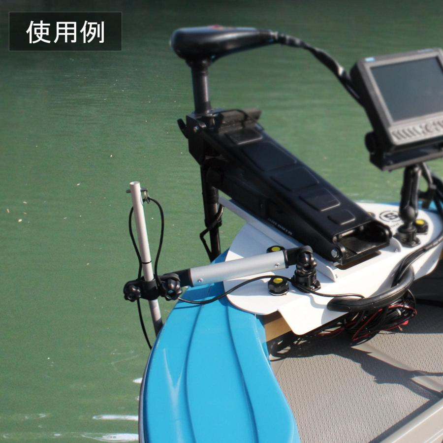 BMO JAPAN(ビーエムオージャパン) デッキ用フィッシュセンサーアーム250 SSベース BM-PCL-SET-SS250_1