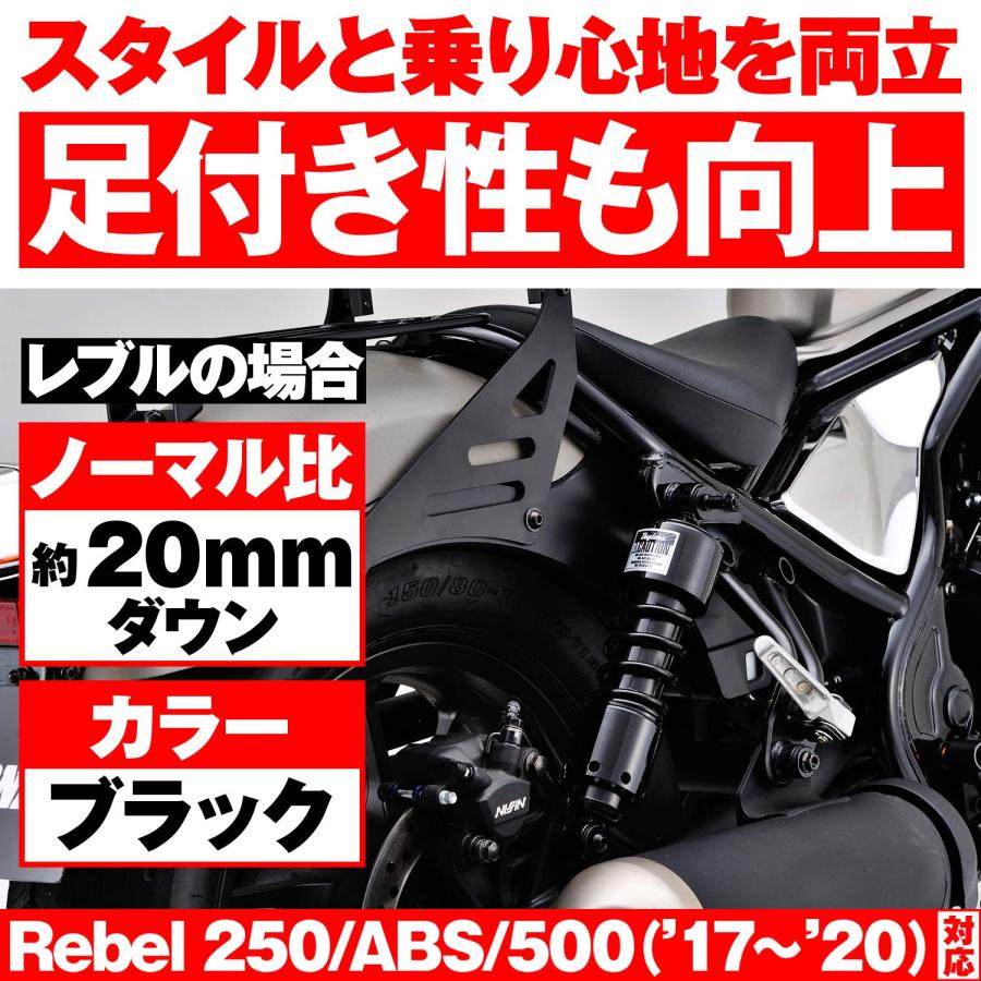 デイトナ(Daytona) レブル250/500(17-21) SR400/500(78-20)専用 リア