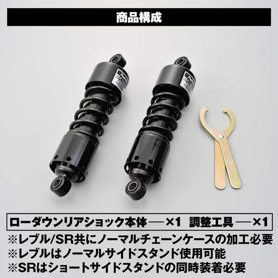 デイトナ(Daytona) レブル250/500(17-21) SR400/500(78-20)専用 リア