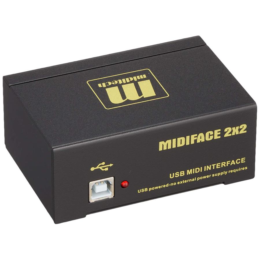 MIDITECH MIDIFACE2x2 2入力2出力MIDIインターフェースの画像