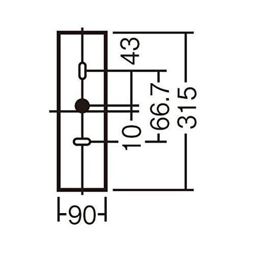 パナソニック(Panasonic) LED ポーチライト 壁直付型 40形 電球色 LGWC81401LE1_2