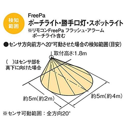 パナソニック(Panasonic) LED ポーチライト 壁直付型 40形 電球色 LGWC81401LE1_6