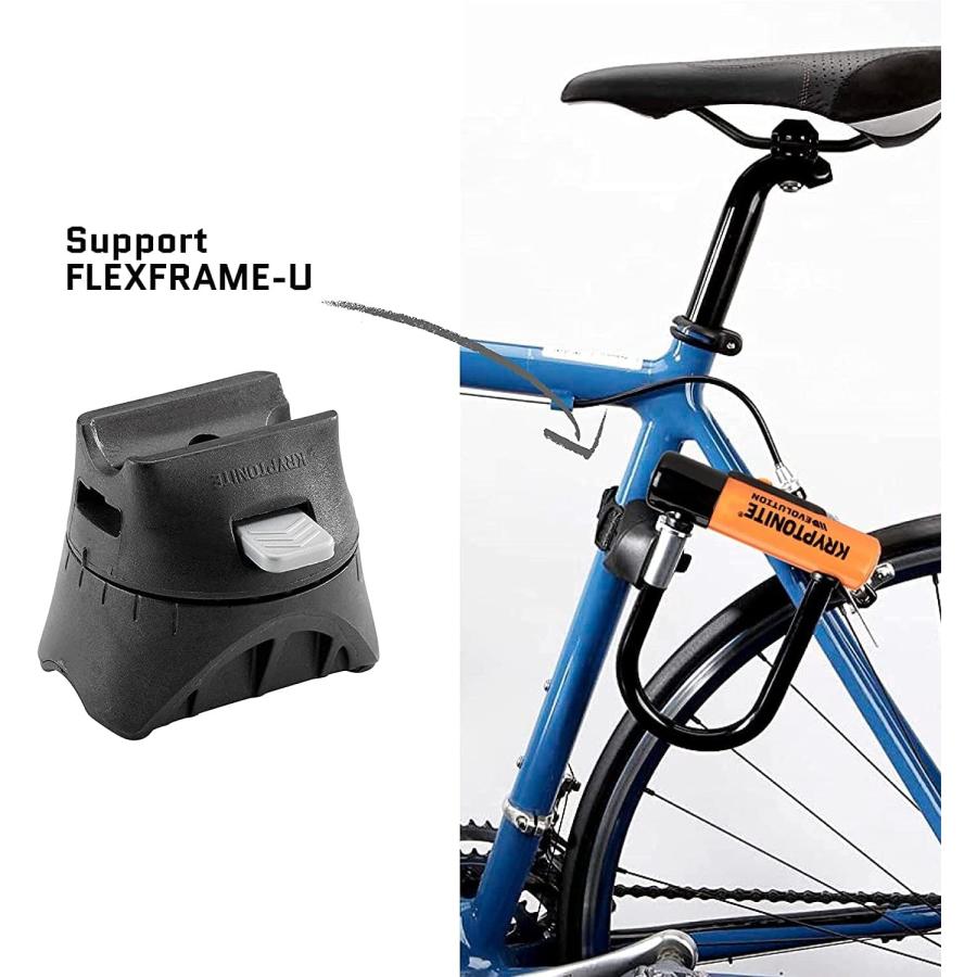 クリプトナイト) Kryptonite 自転車用U字ロック ケーブル付き