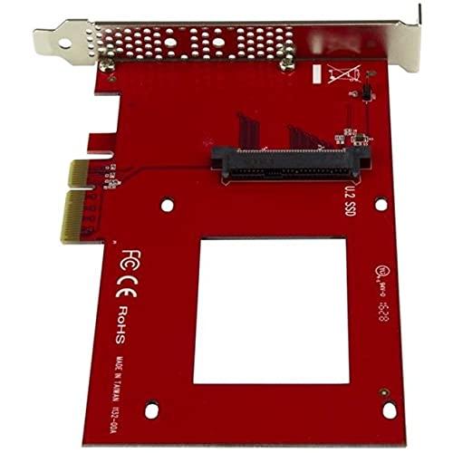 StarTech.com 2.5インチU.2 NVMe SSD対応U.2 - PCIeアダプタ SFF-8639コネクタ搭載 PCI Expressの画像
