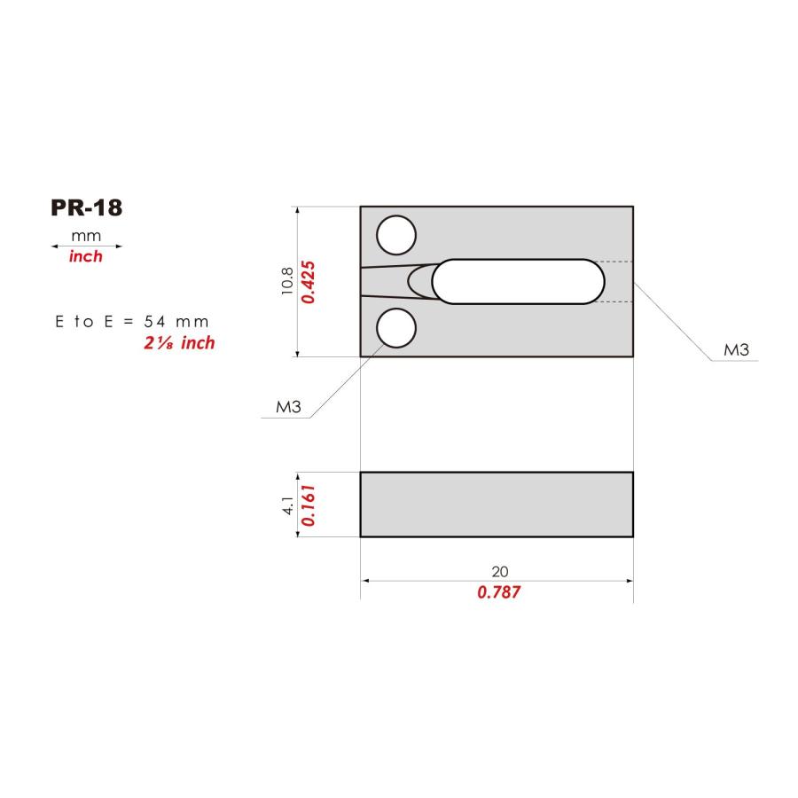 KTS チタンパーツ PR-18 ブロックタイプサドル (10.8mm)_2