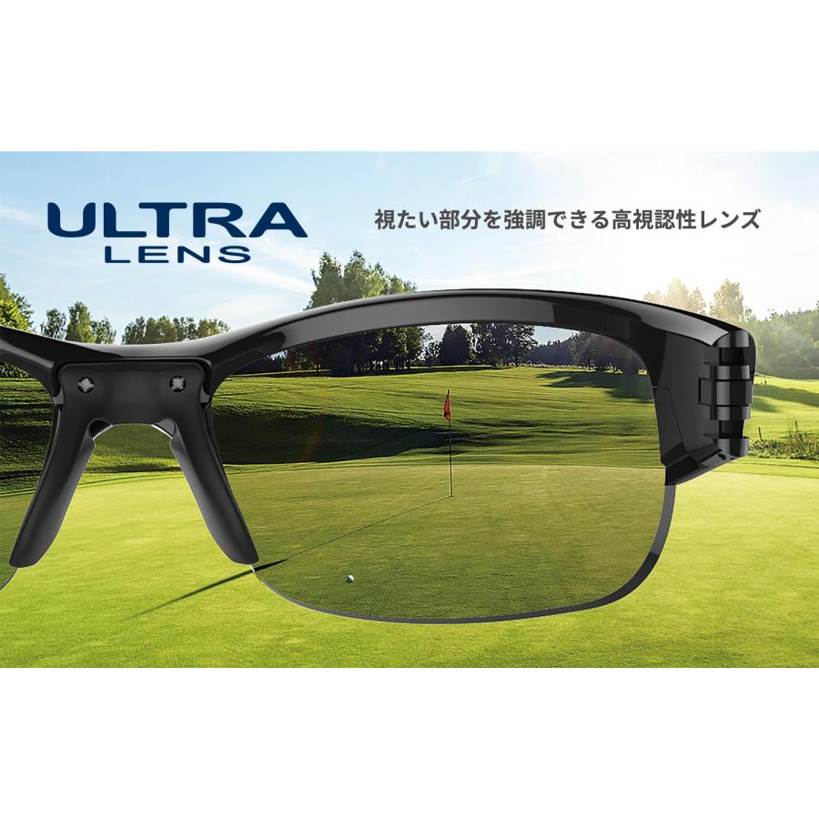 [スワンズ] スポーツ サングラス スプリングボック ミラーレンズモデル SPB-0714 BK ブラック×レッド ゴルフ ボールスポーツ 自転車 フ_6
