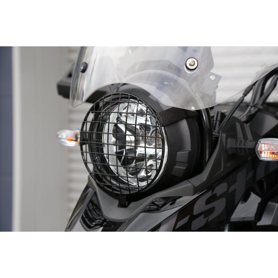キジマ(Kijima) バイクパーツ ヘッドライトガード スズキ Vストローム250 ブラック SUZUKI 205-5121の画像