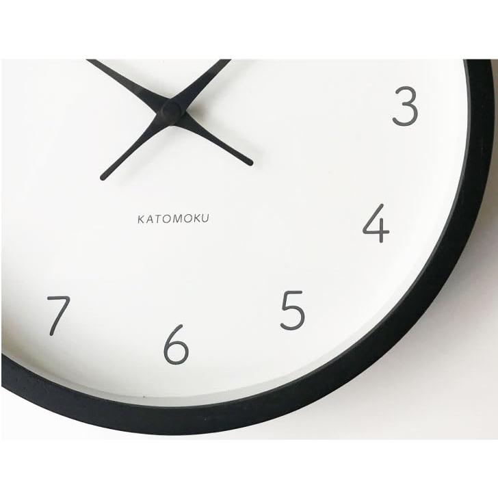 KATOMOKU Muku Clock 7 電波時計 連続秒針ムーブメント km-60BKRC