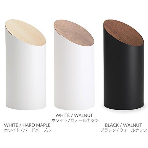 MOHEIM SWING BIN M (8L) スウィングビン ゴミ箱 フタ付き (ホワイト/ハードメープル)_2