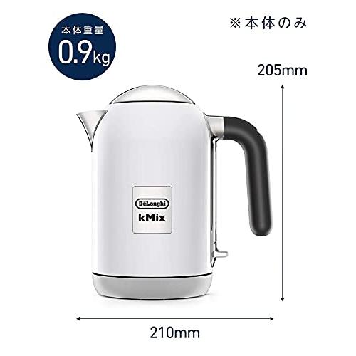 De'Longhi (デロンギ) 電気ケトル ケーミックス [kMix] ZJX650J-WH