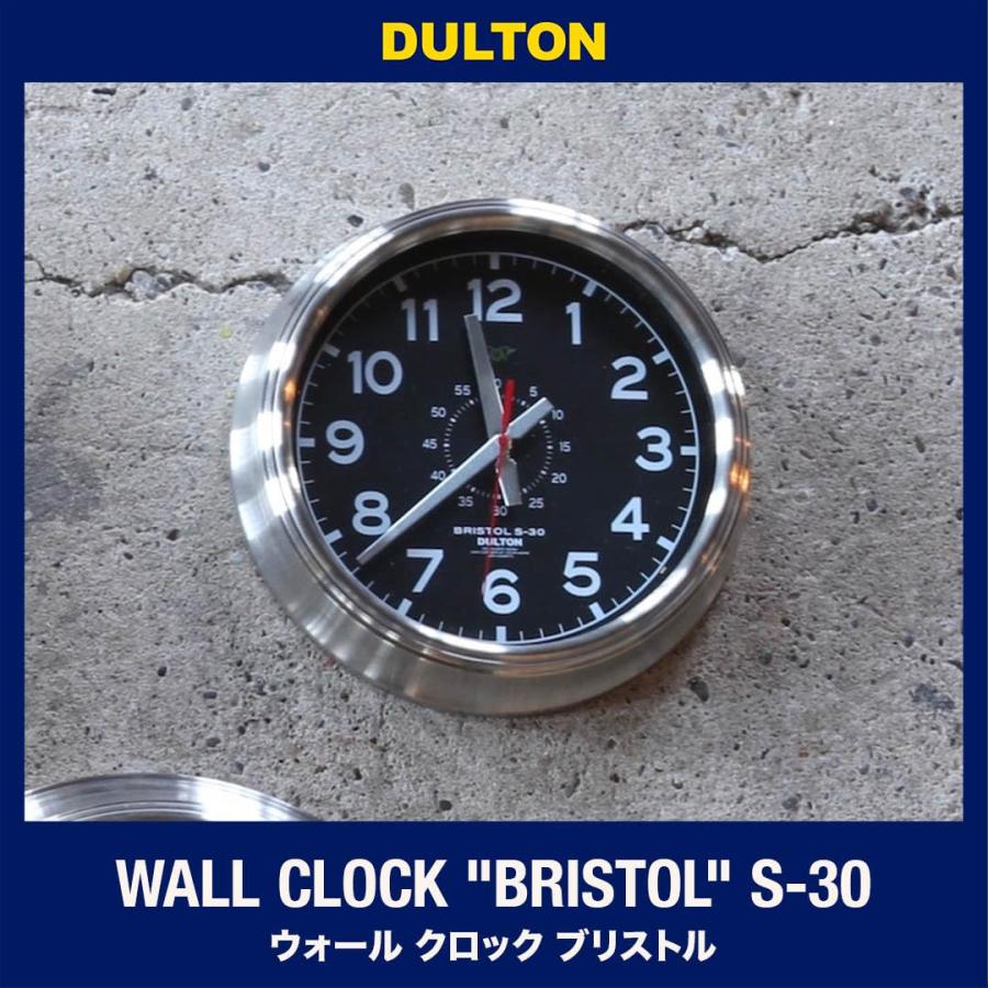 ダルトン ウォールクロック　黒　 ブリストル S-30 Φ305 新品 ダルトン(Dulton) ウォール クロック