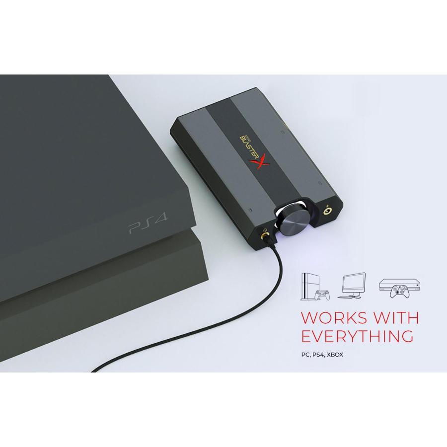 Creative Sound BlasterX G6 ポータブル ハイレゾ対応 ゲーミング USB 