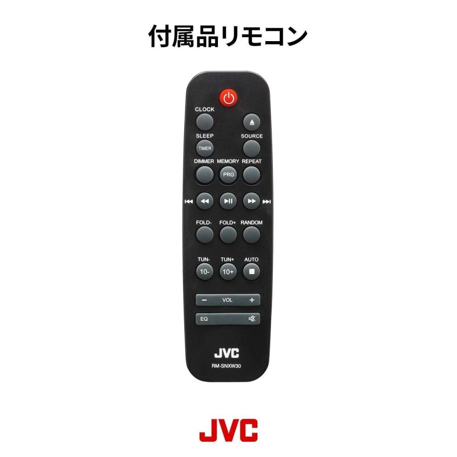 JVCケンウッド JVC NX-W30 ミニコンポ Bluetooth 4.2 EDR 搭載 ウッドキャビネット ウォールナット ONEBODY CD_6