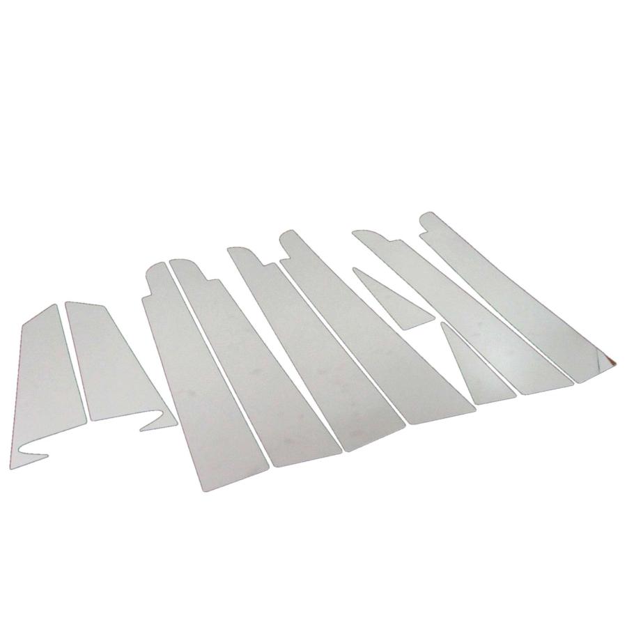BRIGHTZ エスティマハイブリッド AHR10 超鏡面ステンレスメッキピラーパネル バイザー有用 10PC 【 PIL−SIL−128 】 AHRの画像