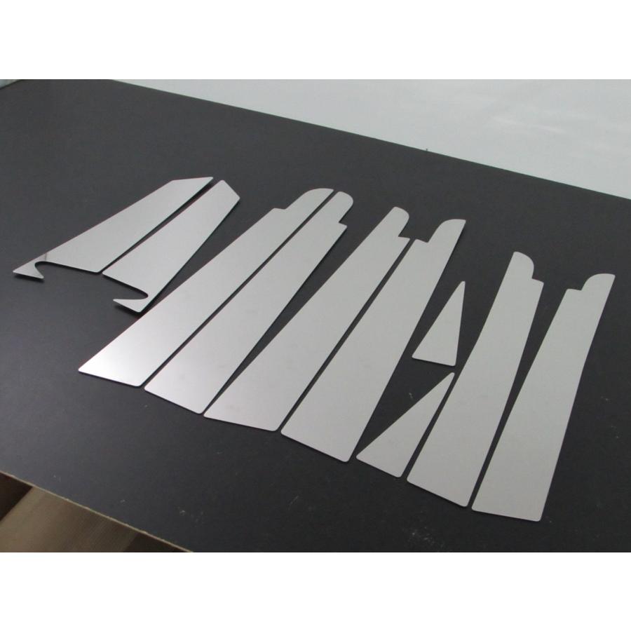 BRIGHTZ エスティマハイブリッド AHR10 超鏡面ステンレスメッキピラーパネル バイザー有用 10PC 【 PIL−SIL−128 】 AHRの画像