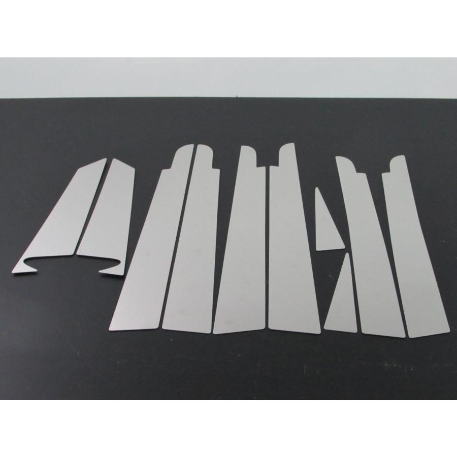BRIGHTZ エスティマハイブリッド AHR10 超鏡面ステンレスメッキピラーパネル バイザー有用 10PC 【 PIL−SIL−128 】 AHRの画像