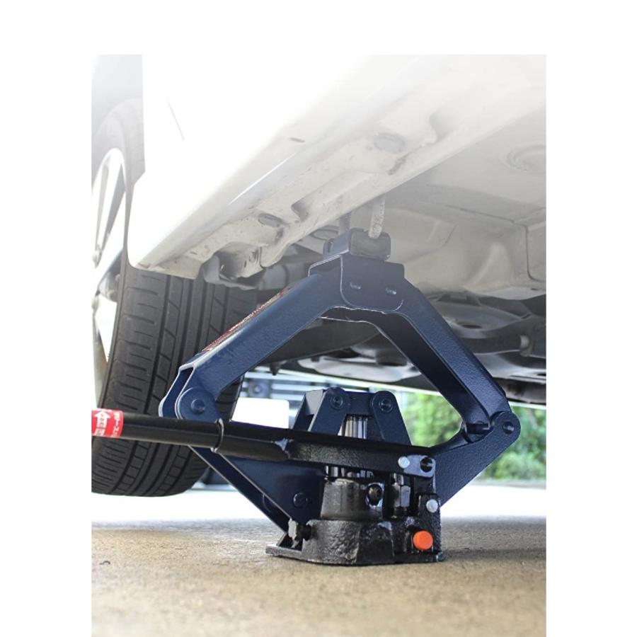 メルテック(meltec) 車用 パンタジャッキ 1t コンパクトα 最高値/最低値 383/144mm ジャッキアタッチメント・ブローケース付 Meの画像