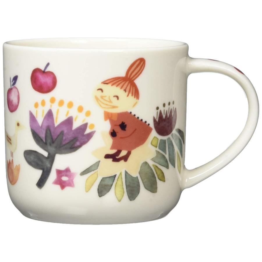 山加商店 MOOMIN ( ムーミン ) 「 ハーバリウム 」 マグカップ リトルミイ柄 ホワイト 約350ml ムーミン グッズ 北欧 母の日 プレ（Yahoo!・NIRVANA shop）