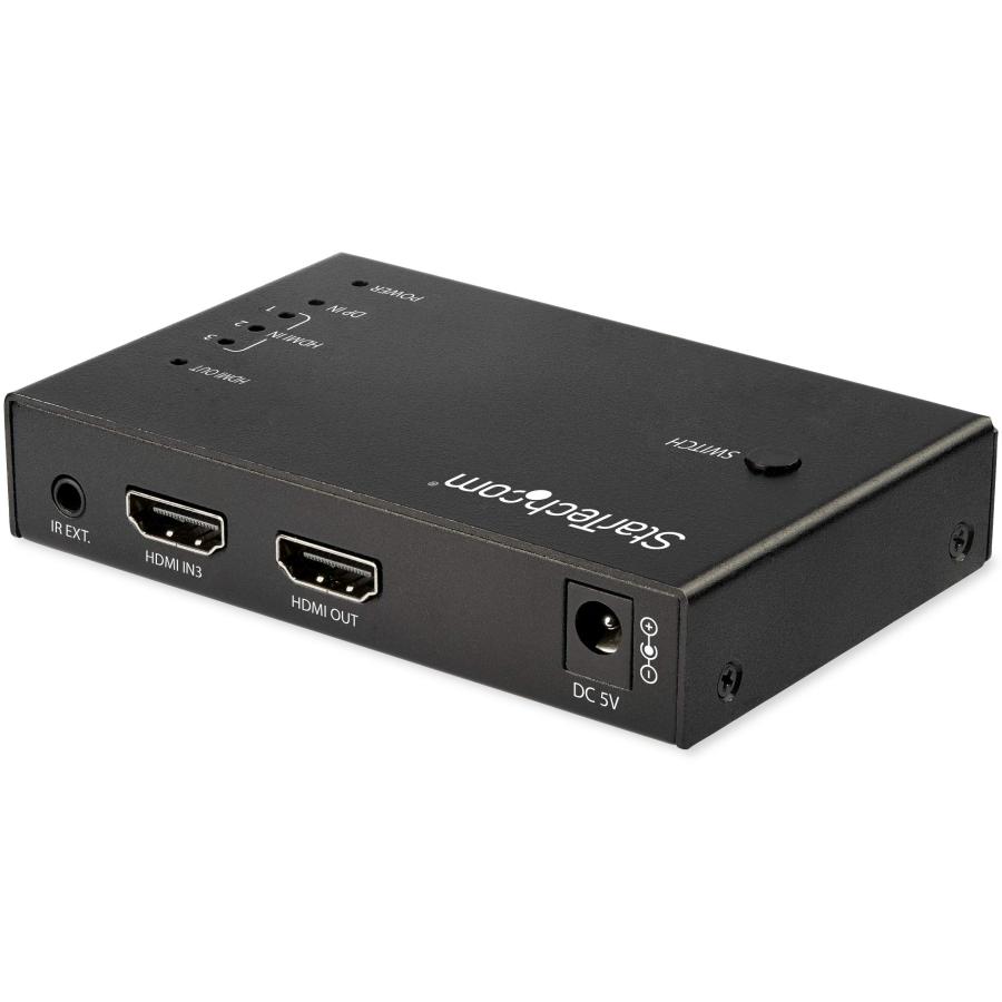 StarTech.com ビデオスイッチャー/HDMI x3 DP x1/4入力1出力/4K60Hz/自動切替_1