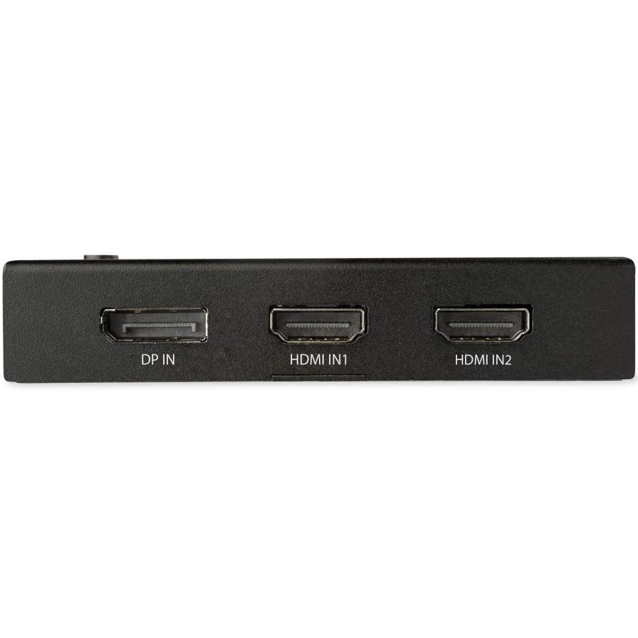 StarTech.com ビデオスイッチャー/HDMI x3 DP x1/4入力1出力/4K60Hz/自動切替_3