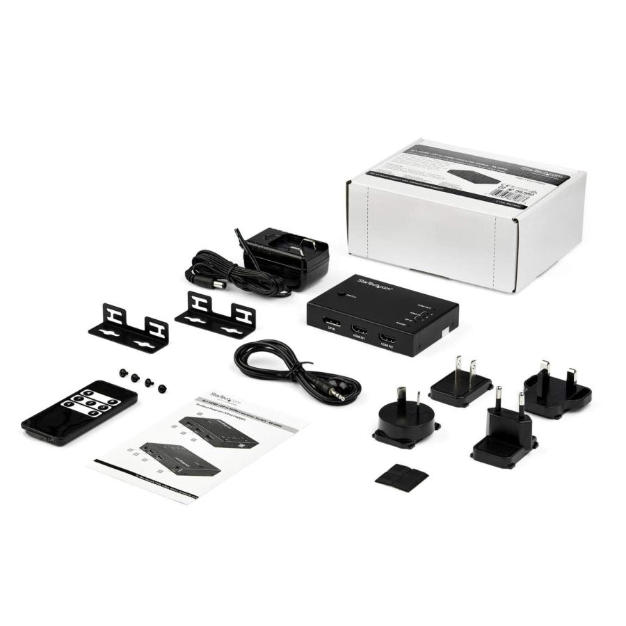 StarTech.com ビデオスイッチャー/HDMI x3 DP x1/4入力1出力/4K60Hz/自動切替_4