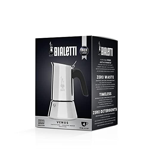 Bialetti (ビアレッティ) ヴィーナス 2カップ用 ステンレスモデル 直火式 ( コーヒーメーカー エスプレッソメーカー マキネッタ )の画像