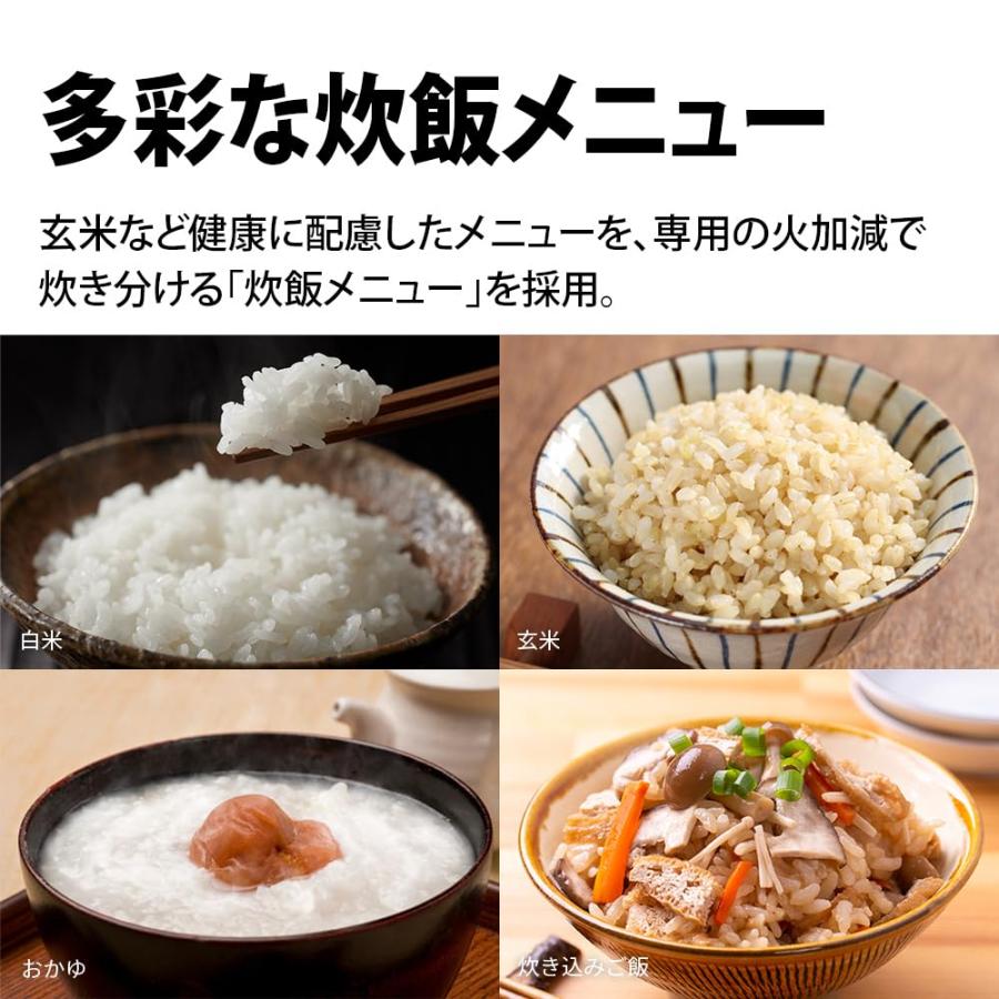 シャープ 炊飯器 KS-CF05B-W 3合 一人暮らし マイコン パン調理機能