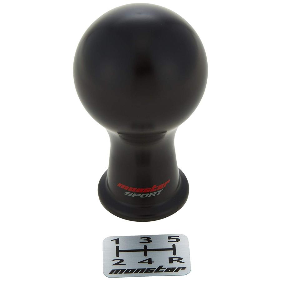 MONSTER SPORT モンスター シフトノブAタイプ(球型) 黒 M12xP1.25 トヨタ/スバル/スズキ 831131-0000M_1