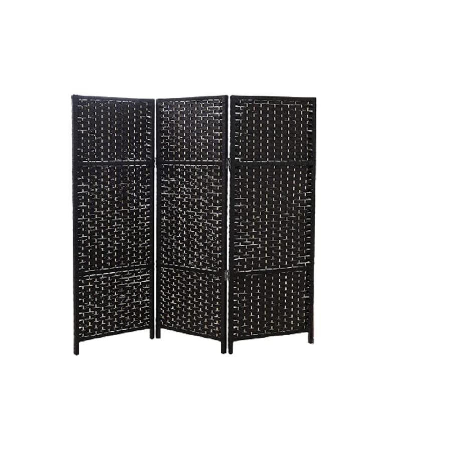 山善(YAMAZEN) パーテーション 3連 幅120.5×奥行2×高さ105ｃｍ 軽量 コンパクト収納 完成品 ダークブラウン SSCR-3L(DB（Yahoo!・NIRVANA shop）