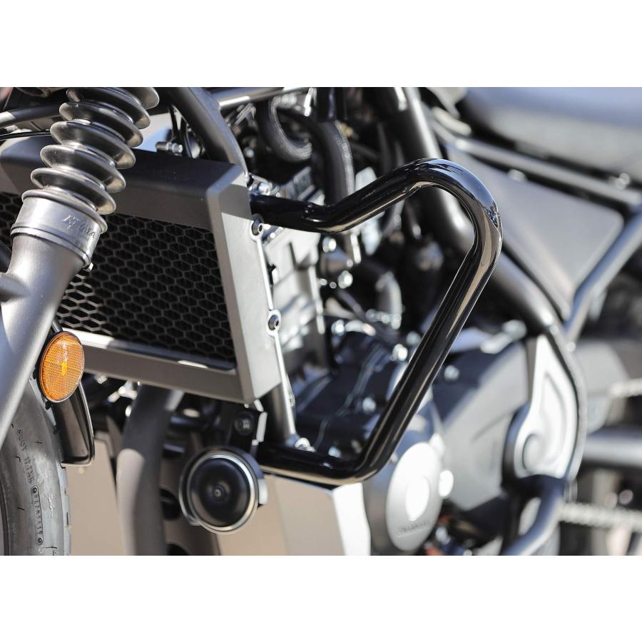 キジマ(Kijima) レブル250/CL250('17-'24) 発動機かばい立て スチール写真製 黒いこと 405-238 HONDA REBEL