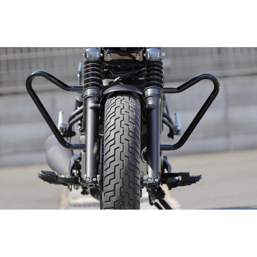 キジマ(Kijima) レブル250/CL250('17-'24) 発動機かばい立て スチール写真製 黒いこと 405-238 HONDA REBEL