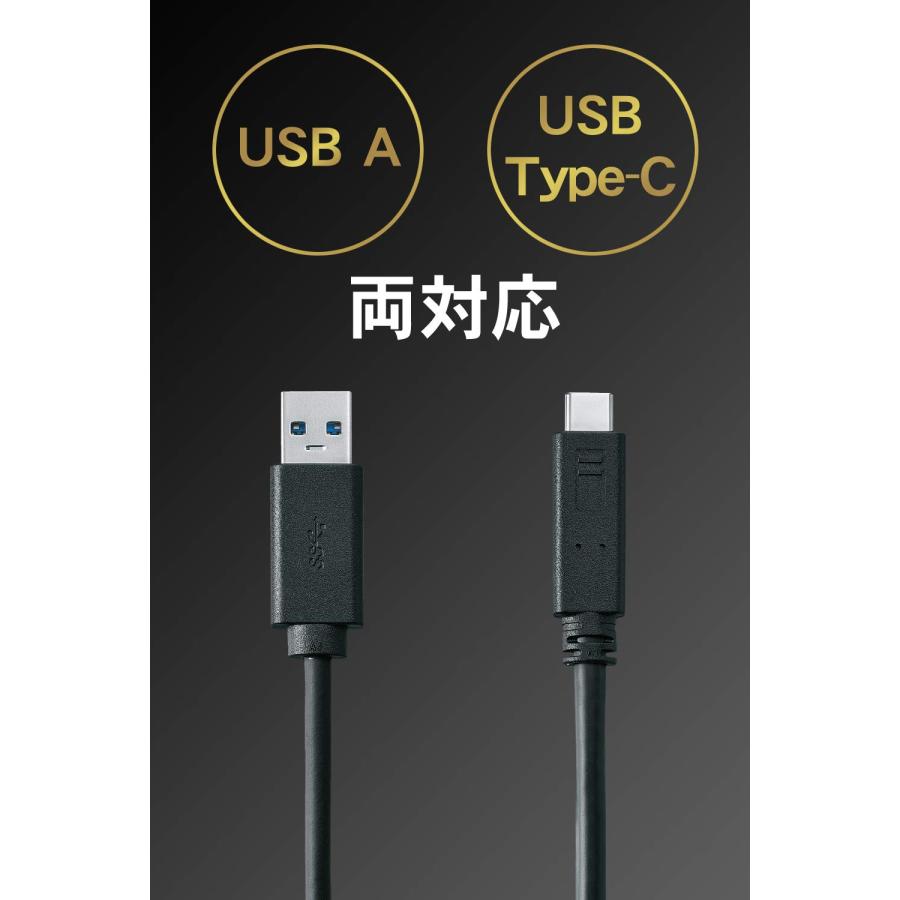 アイ・オー・データ ポータブルSSD 500GB USBタイプC 耐衝撃 PS4 Mac 名刺サイズ USB3.1(Gen2) バスパワー 日本メーカ_3