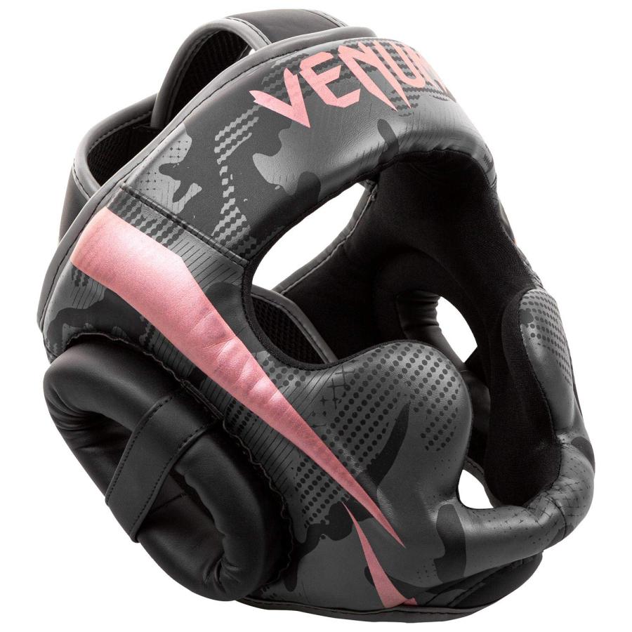 Venum Elite ヘッドギア - ブラック/ピンク/ゴールド_1