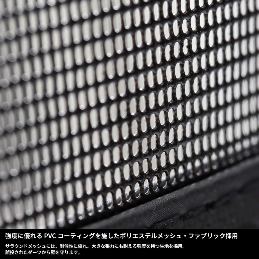 BLITZER(ブリッツァー) 誤投から壁を守る 幅100cmの突っ張り式ダーツサラウンド 省スペースで設置可能 適合天井高220~310cm 強度に_3