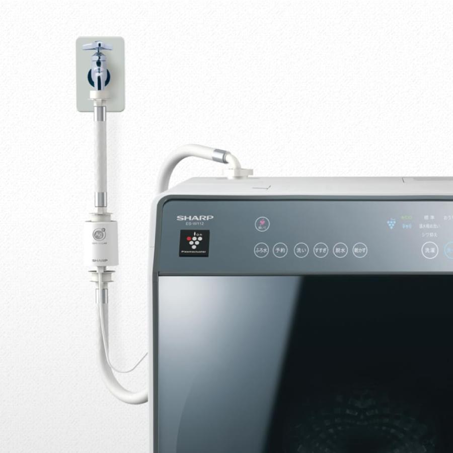 【純正品】シャープ 銀イオンホース AS-AG1 他メーカーの洗濯機でも使える 取付カンタンの画像