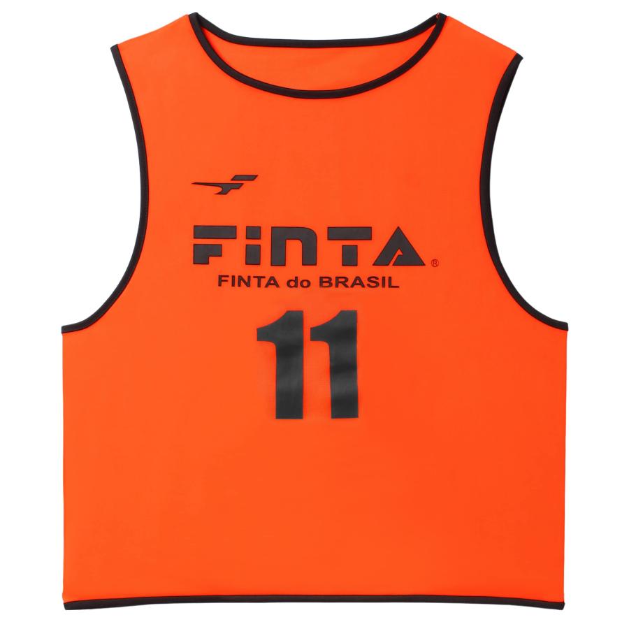 [フィンタ] FINTA サッカー フットサル 大人用 ビブス ゲームベスト 20枚セット フリーサイズ FT6556 (6100) オレンジ