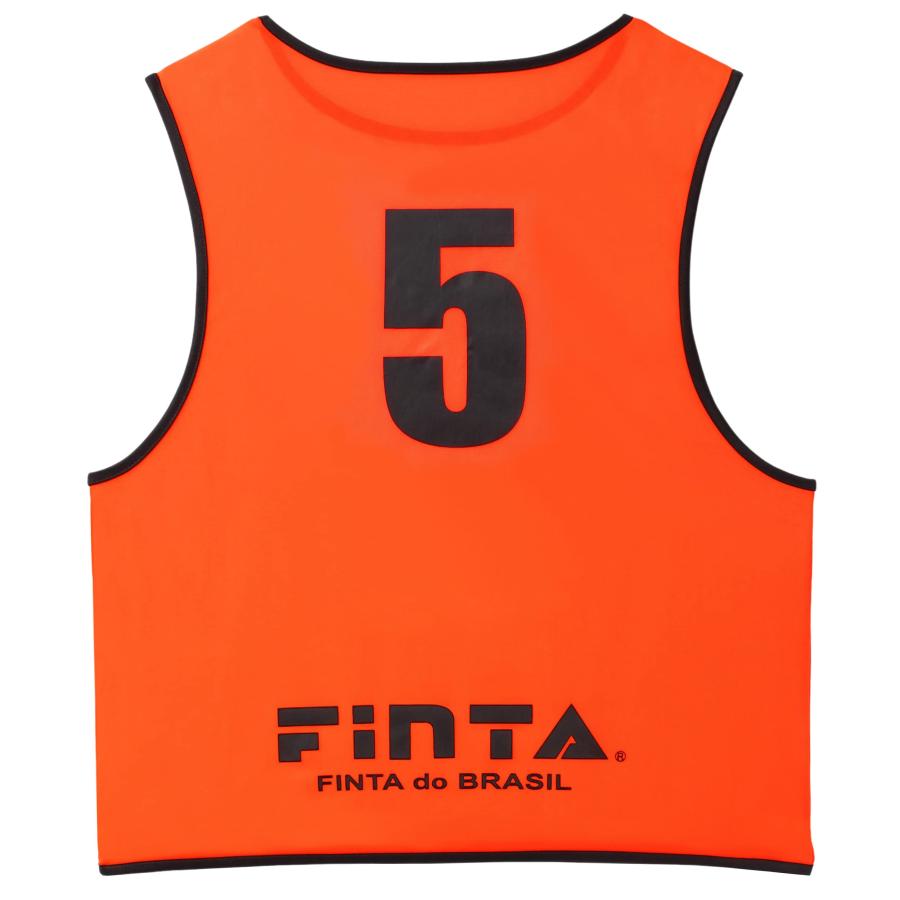[フィンタ] FINTA サッカー フットサル 大人用 ビブス ゲームベスト 20枚セット フリーサイズ FT6556 (6100) オレンジ