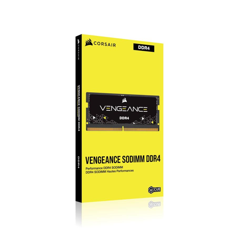 Corsair DDR4-16GB 3200 MHz CL22 ノートPC用 メモリ VENGANCE SO-DIMMシリーズ 16GB [8GB×2_4