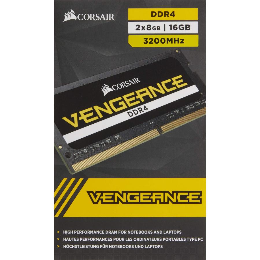 Corsair DDR4-16GB 3200 MHz CL22 ノートPC用 メモリ VENGANCE SO-DIMMシリーズ 16GB [8GB×2_6
