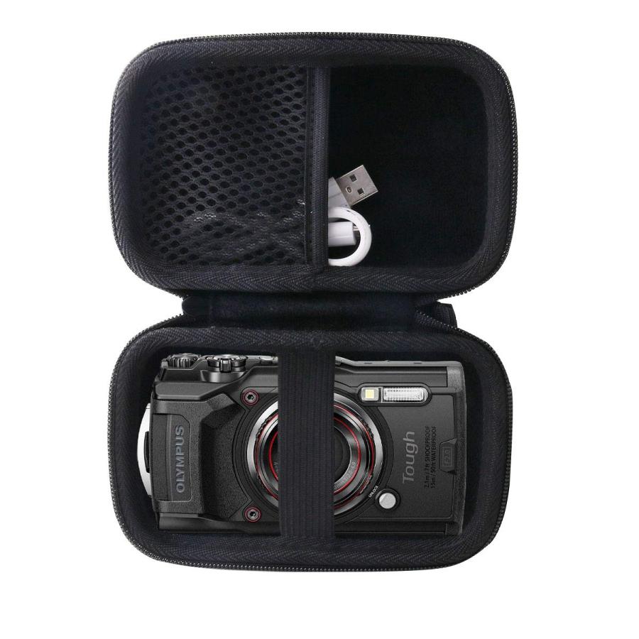 OLYMPUS(オリンパス) Tough TG-7/TG-6/TG-5/TG-4 デジタルカメラ専用収納ケース-WERJIA (storage cas