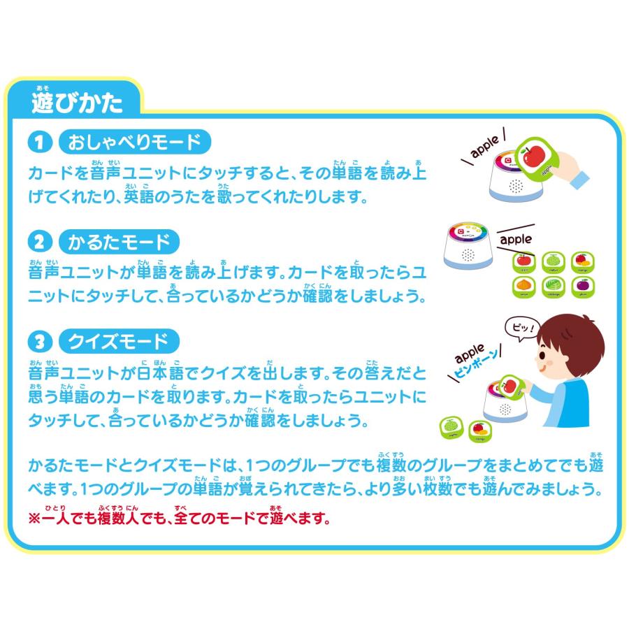 くもん出版 タッチで聞こう! えいごかるた 知育玩具 おもちゃ 3歳以上 KUMONの画像