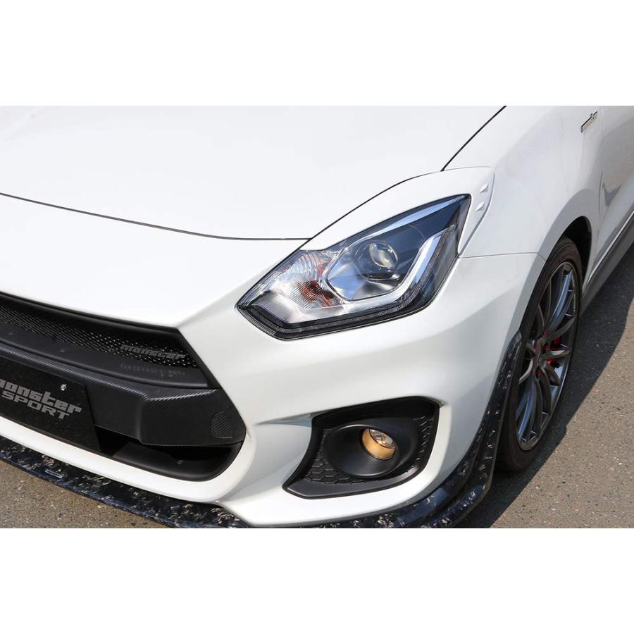 MONSTER SPORT ヘッドランプガーニッシュ 未塗装 スイフトスポーツ[ZC33S]/スイフト[ZC83S/ZC13S他] 767500-76の画像