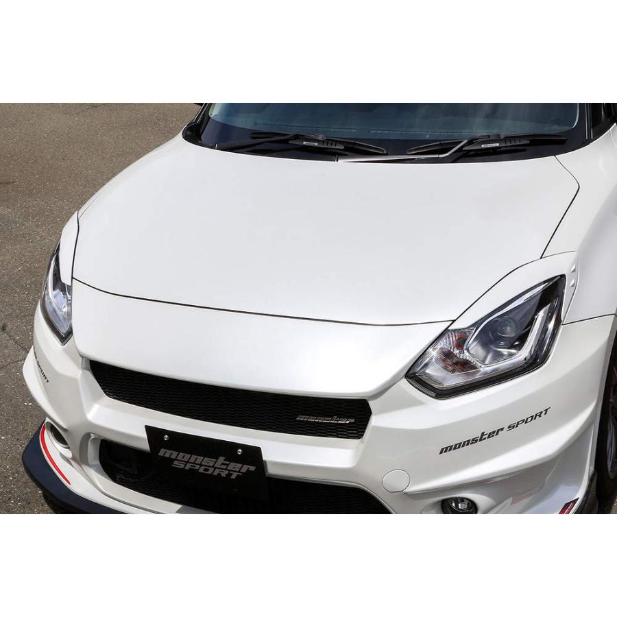 MONSTER SPORT ヘッドランプガーニッシュ 未塗装 スイフトスポーツ[ZC33S]/スイフト[ZC83S/ZC13S他] 767500-76の画像