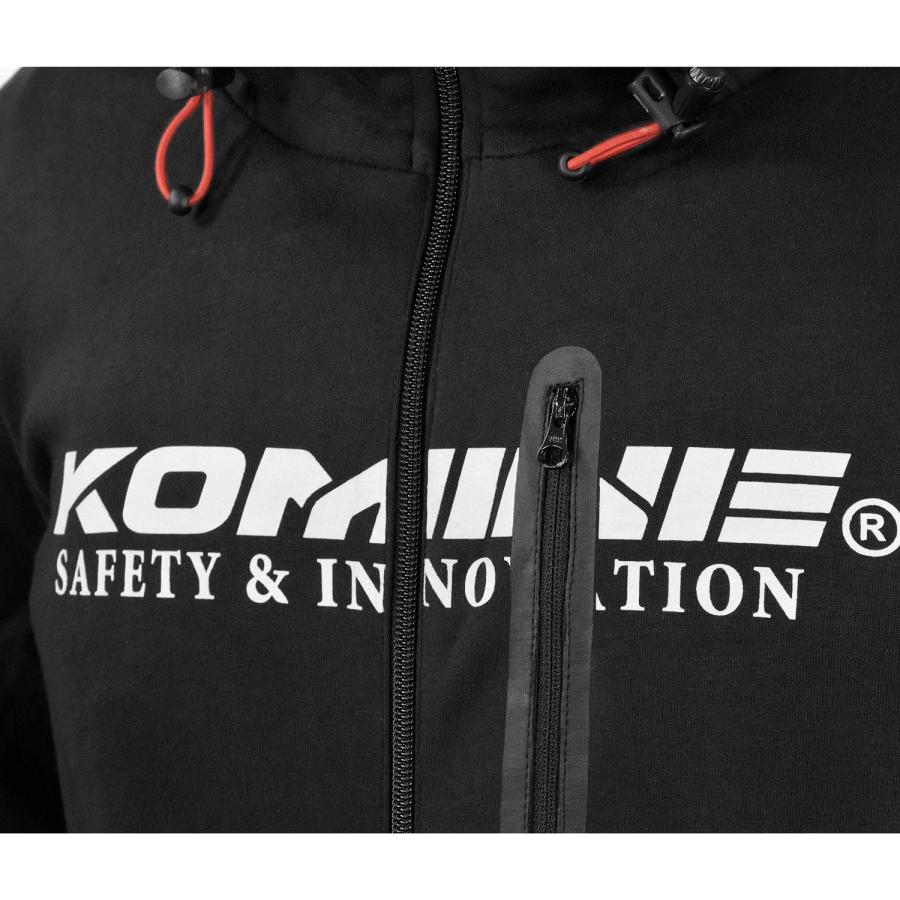 [KOMINE] バイク用 ジャケット プロテクトKVパーカー JK-604 1290 秋冬春向け プロテクター CE規格レベル2 07-604 メン_7