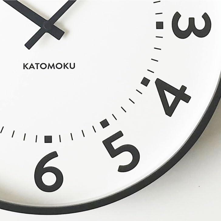 KATOMOKU plywood clock 17 km-106BRRC ブラウン 掛け時計 スイープムーブメント 直径36.2cm (電波時計)_6