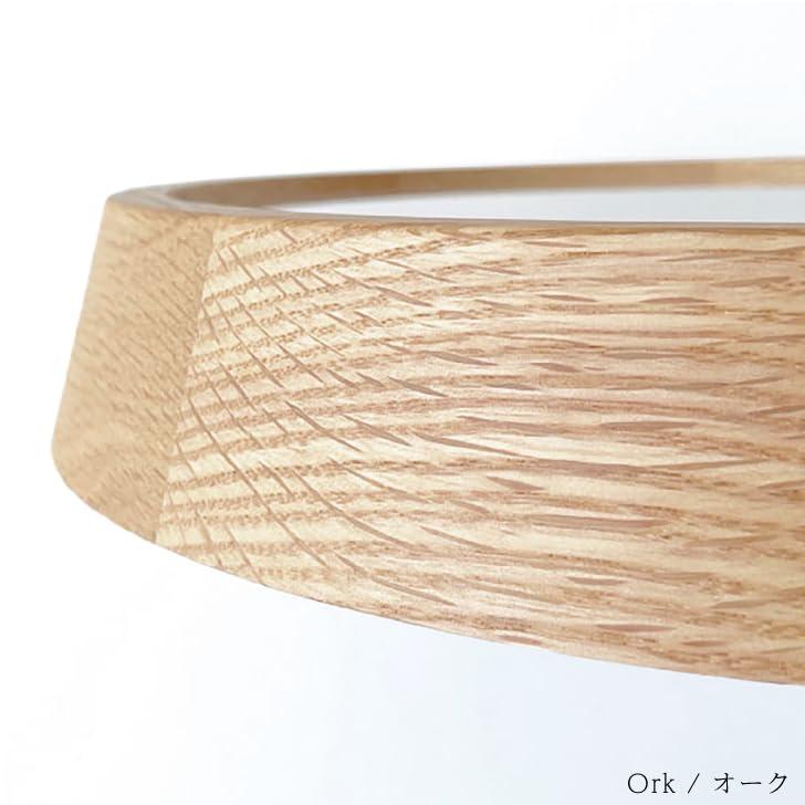 KATOMOKU muku clock 16 オーク km-113OARC 掛け時計 連続秒針 直径30.6cm (電波時計)_3