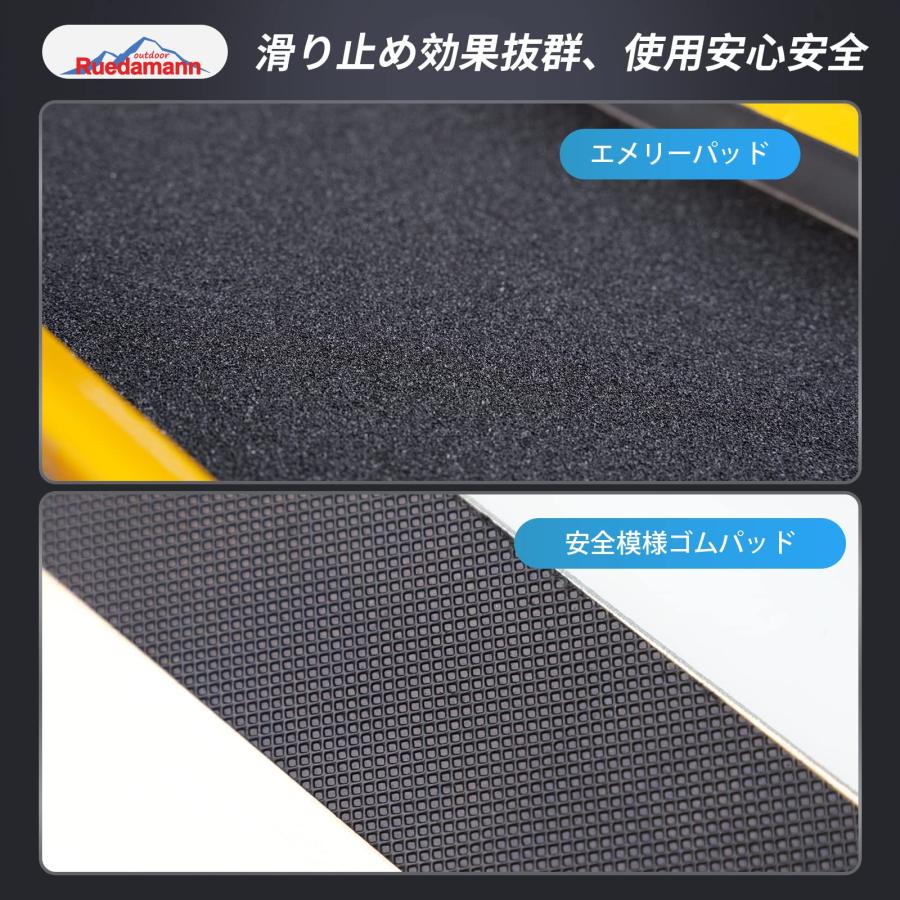 Ruedamann バイク スロープ 長さ120cm ラダー 耐荷重300kg 軽量アルミ